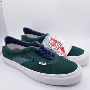 Vans Acer Ni SP Ultracush Dark Green Suede Sneakers NWT Men 9 Women 10.5